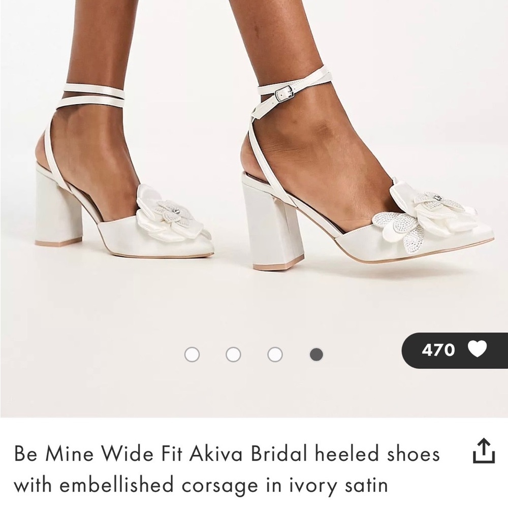 Asos be mine bridal heels